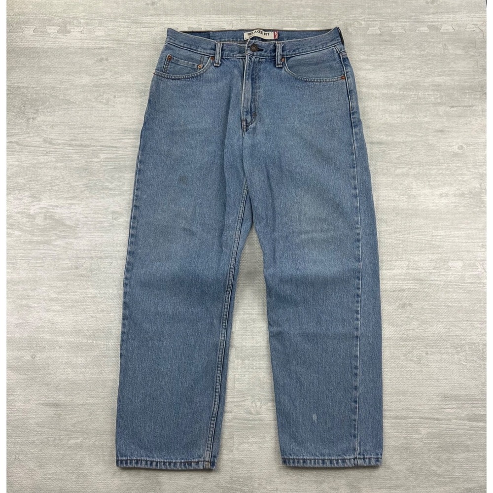Vintage Levis‎ 550 Jeans Size 34x30 Blue Light Wash Denim Relaxed Fit